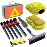Guanti per lavaggio auto impermeabili con spazzola morbida, 11 PCS / Set
