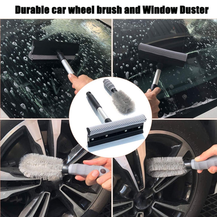 Guanti per lavaggio auto impermeabili con spazzola morbida, 11 PCS / Set