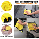 Guanti per lavaggio auto impermeabili con spazzola morbida, 11 PCS / Set