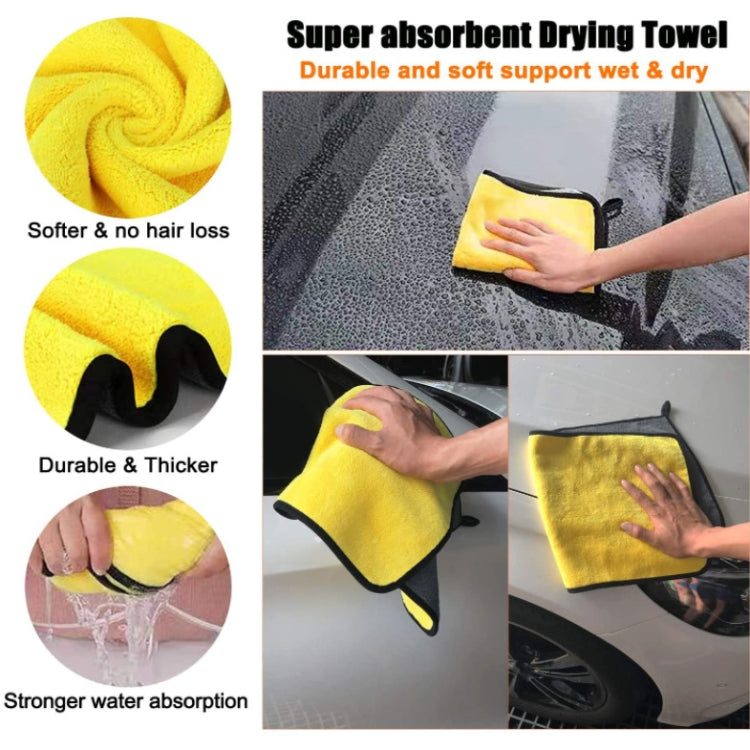 Guanti per lavaggio auto impermeabili con spazzola morbida, 11 PCS / Set