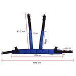 LYAQD-3 Cintura di sicurezza regolabile per sedia a rotelle anticaduta postoperatoria, LYAQD-3 Blue