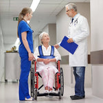 LYAQD-3 Cintura di sicurezza regolabile per sedia a rotelle anticaduta postoperatoria, LYAQD-3 Blue