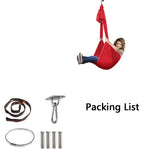 Amaca elastica per bambini Altalena per interni ed esterni, dimensioni:, 1x2.8m (Red), 1x2.8m (Green), 1x2.8m (Dark Blue), 1x2.8m (Purple), 1x2.8m (Sky Blue), 1x2.8m (Silver Gray), 1x2.8m (Black), 1.5x2.8m (Red), 1.5x2.8m (Green), 1.5x2.8m (Dark Blue) ...