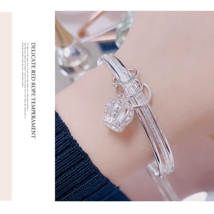 Bracciale a tre anelli solido chiuso da 2 pezzi da donna, misura:, Z104  56mm, Z104 58mm, Z104 60mm, Z104 62mm, Z103 56mm, Z103 58mm, Z103 60mm, Z103 62mm, Z102 Vella Adjustable