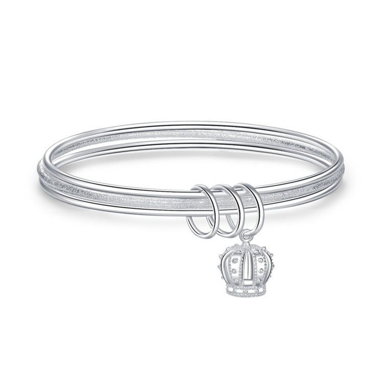 Bracciale a tre anelli solido chiuso da 2 pezzi da donna, misura:, Z104  56mm, Z104 58mm, Z104 60mm, Z104 62mm, Z103 56mm, Z103 58mm, Z103 60mm, Z103 62mm, Z102 Vella Adjustable