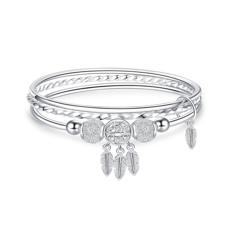 Bracciale a tre anelli solido chiuso da 2 pezzi da donna, misura:, Z104  56mm, Z104 58mm, Z104 60mm, Z104 62mm, Z103 56mm, Z103 58mm, Z103 60mm, Z103 62mm, Z102 Vella Adjustable