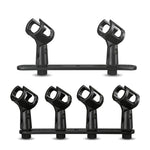 Clip microfono in alluminio doppia e quadrupla testa
