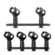 Clip microfono in alluminio A16 doppia e A18 quadrupla