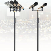 Clip microfono in alluminio A16 doppia e A18 quadrupla