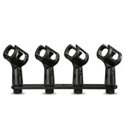 Clip microfono in alluminio A16 doppia e A18 quadrupla