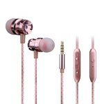Auricolari In-Ear 3,5 mm Serpente Nero Oro Rosa