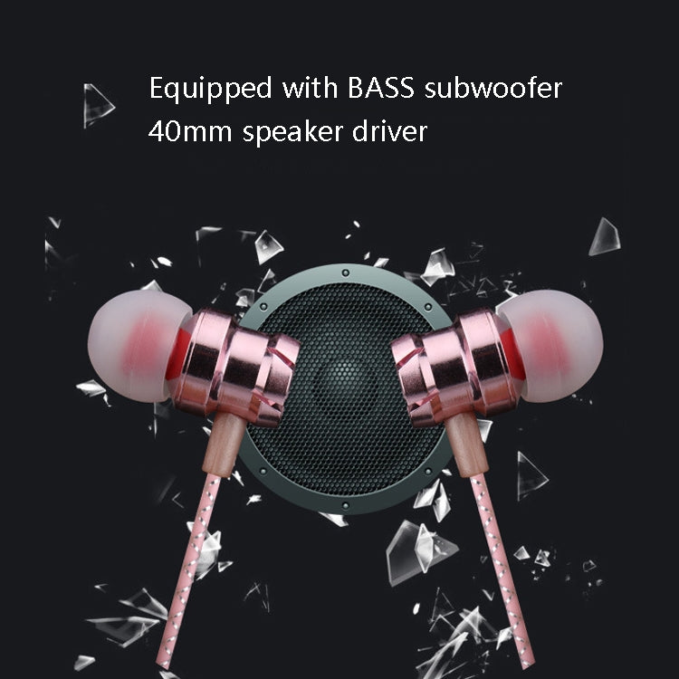 Auricolari In-Ear 3,5 mm Serpente Nero Oro Rosa