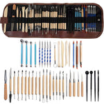 43 in 1 set di strumenti per argilla con custodia, 43 In 1 Clay Tool