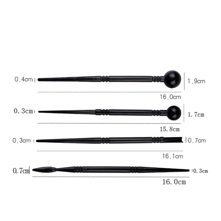 43 in 1 set di strumenti per argilla con custodia, 43 In 1 Clay Tool