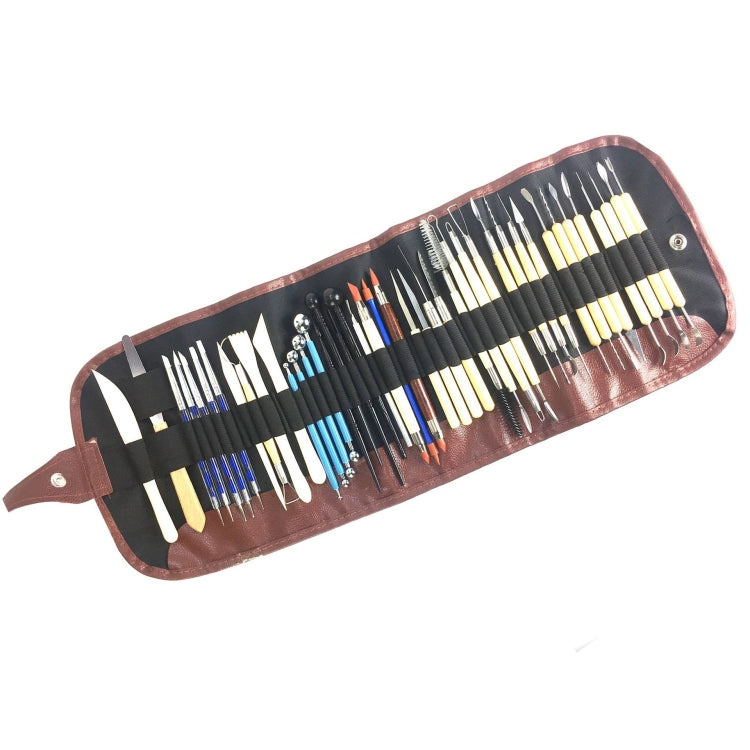 43 in 1 set di strumenti per argilla con custodia, 43 In 1 Clay Tool