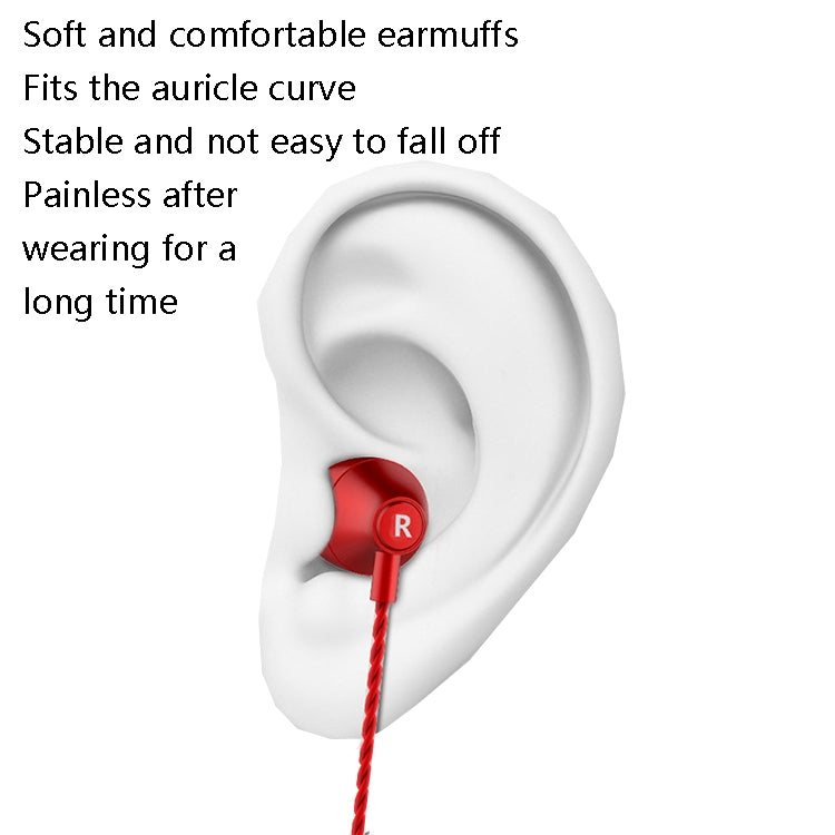 Auricolari cablati TS720 in metallo con jack 3,5 mm