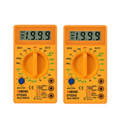 2 PZ ANENG DT830G Multimetro digitale portatile, Black, Yellow