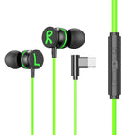 TS6600A USB-C / Type-C In-Ear Heavy Bass Wire Control Auricolare da gioco, lunghezza cavo: 1,2 m, Type-C