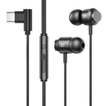 TS902 Auricolare da gioco USB-C / Type-C In-Ear in metallo, lunghezza cavo: 1,2 m, Red, Green, Black, Silver Gray