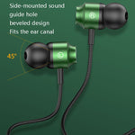 TS902 Auricolare da gioco USB-C / Type-C In-Ear in metallo, lunghezza cavo: 1,2 m, Red, Green, Black, Silver Gray