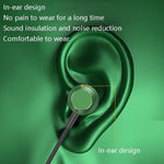 TS902 Auricolare da gioco USB-C / Type-C In-Ear in metallo, lunghezza cavo: 1,2 m, Red, Green, Black, Silver Gray