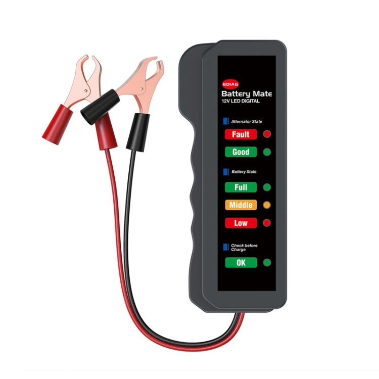 Strumento per la diagnosi dei guasti del tester per batterie automobilistiche 12V, Clip
