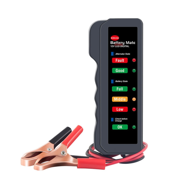 Strumento per la diagnosi dei guasti del tester per batterie automobilistiche 12V, Clip
