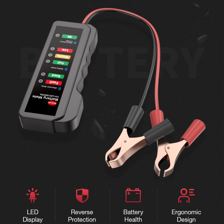 Strumento per la diagnosi dei guasti del tester per batterie automobilistiche 12V, Clip