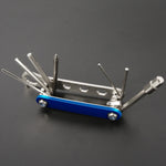 Bicicletta 12 in 1 strumento di riparazione portatile, Black, Red, Blue