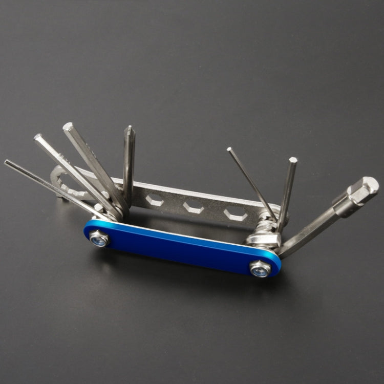 Bicicletta 12 in 1 strumento di riparazione portatile, Black, Red, Blue