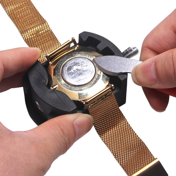Apriscatole per orologio da 10 pezzi, coperchio posteriore per orologio, stile:, Yellow Narrow Mouth, Yellow Wide Mouth, Orange Flat-blade Mouth, Brown Narrow Mouth, Brown Flat-blade Mouth