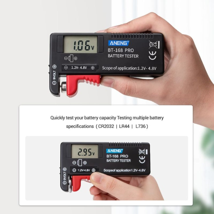 Tester digitale tensione batteria ANENG BT-168 PRO