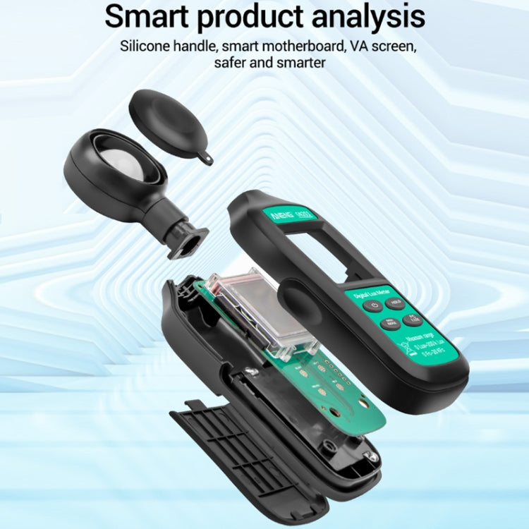 ANENG GN-201 Misuratore di luce portatile fino a 200.000 LUX