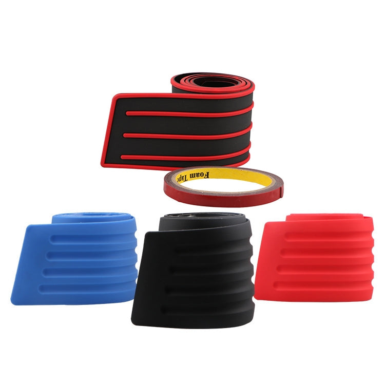 Striscia anticollisione della soglia della scatola di coda dell'auto, Black 8x90cm, Red 8x90cm, Blue 8x90cm, Black Red 8x90cm, Black 9x104cm