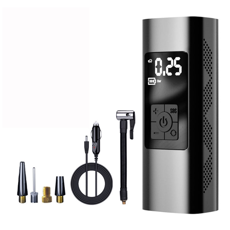 Pompa ad aria elettrica con display digitale portatile per auto, 2712 Wired Version, 2712 Wireless Version 6000 mAh, L2775 Wired Version, L2775 Wireless Version 4000 mAh