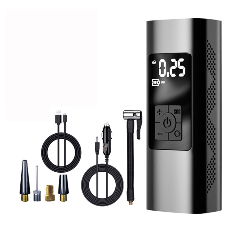 Pompa ad aria elettrica con display digitale portatile per auto, 2712 Wired Version, 2712 Wireless Version 6000 mAh, L2775 Wired Version, L2775 Wireless Version 4000 mAh