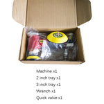 Lucidatrice pneumatica Macchina per carta vetrata Macchina per ceretta per auto, Red With 2 inch 3 inch Pallet, Black With 2 inch 3 inch Pallet