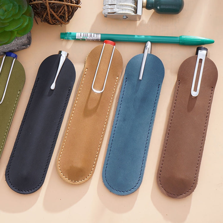 Portapenne in vera pelle singolo Small o Large