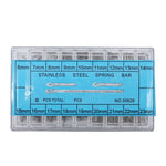2 set 6-23 mm in acciaio inossidabile perni di collegamento perni coppiglia, 2 Sets Link Pins Cotter Bar