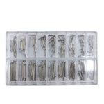2 set 6-23 mm in acciaio inossidabile perni di collegamento perni coppiglia, 2 Sets Link Pins Cotter Bar