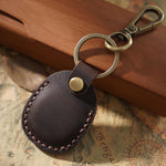 3 PZ 18Y-011 Porta tessere di prossimità per controllo accessi in pelle vintage, Black, Brown, Coffe, Red, Green, Blue