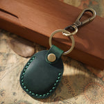 3 PZ 18Y-011 Porta tessere di prossimità per controllo accessi in pelle vintage, Black, Brown, Coffe, Red, Green, Blue