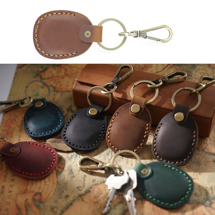 3 PZ 18Y-011 Porta tessere di prossimità per controllo accessi in pelle vintage, Black, Brown, Coffe, Red, Green, Blue