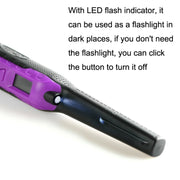 HS-11 Asta di posizionamento per rilevatore di metalli piccolo per caccia al tesoro portatile da esterno, Black Purple, Red Black