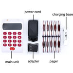 QC03 Selezionatore di pasti wireless Chiamante con campanello vibrante per ristorante
