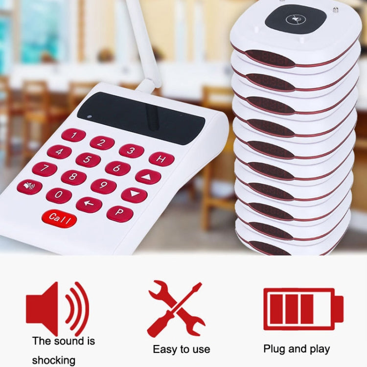QC03 Selezionatore di pasti wireless Chiamante con campanello vibrante per ristorante