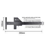 T072 Righello per marcatura multifunzionale in lega di alluminio per la lavorazione del legno, T072
