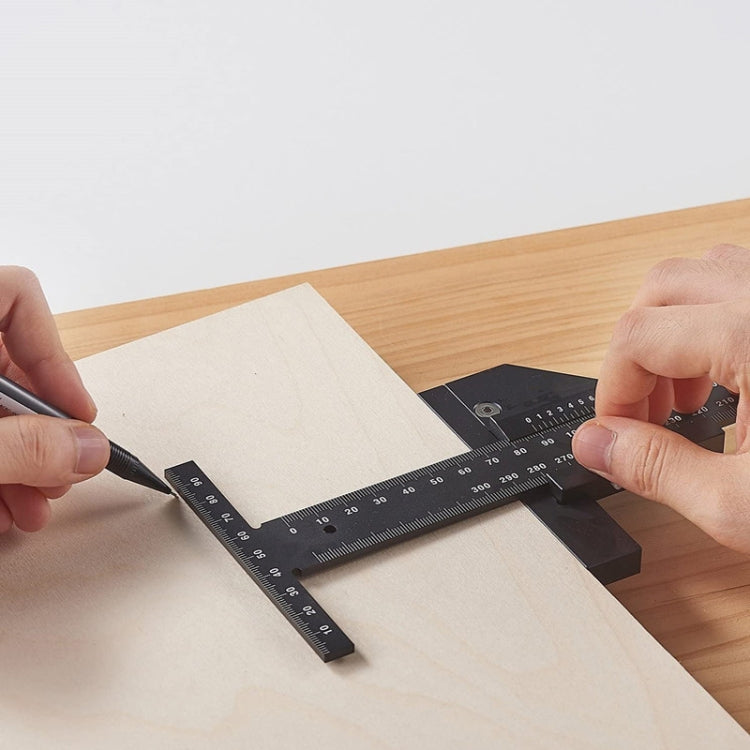 T072 Righello per marcatura multifunzionale in lega di alluminio per la lavorazione del legno, T072