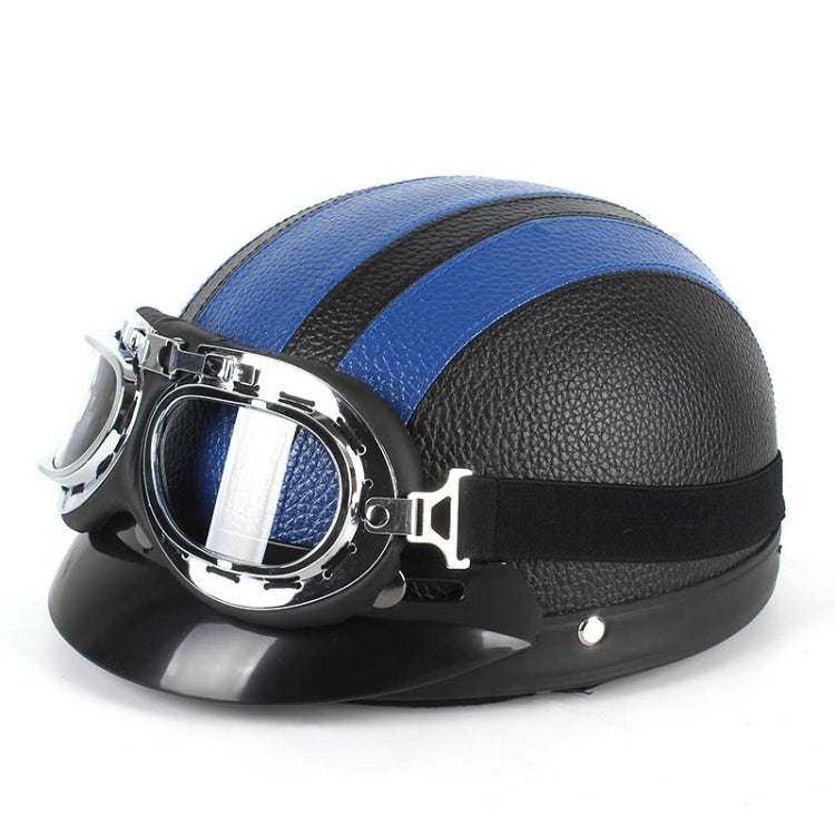 Casco BSDDP A0318 PU con occhiali, One Size