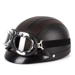 Casco BSDDP A0318 PU con occhiali, One Size